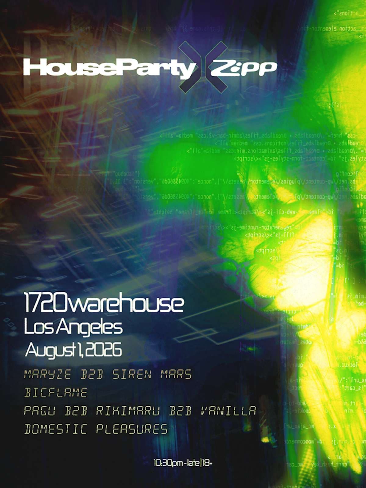 House Party x Zipp
