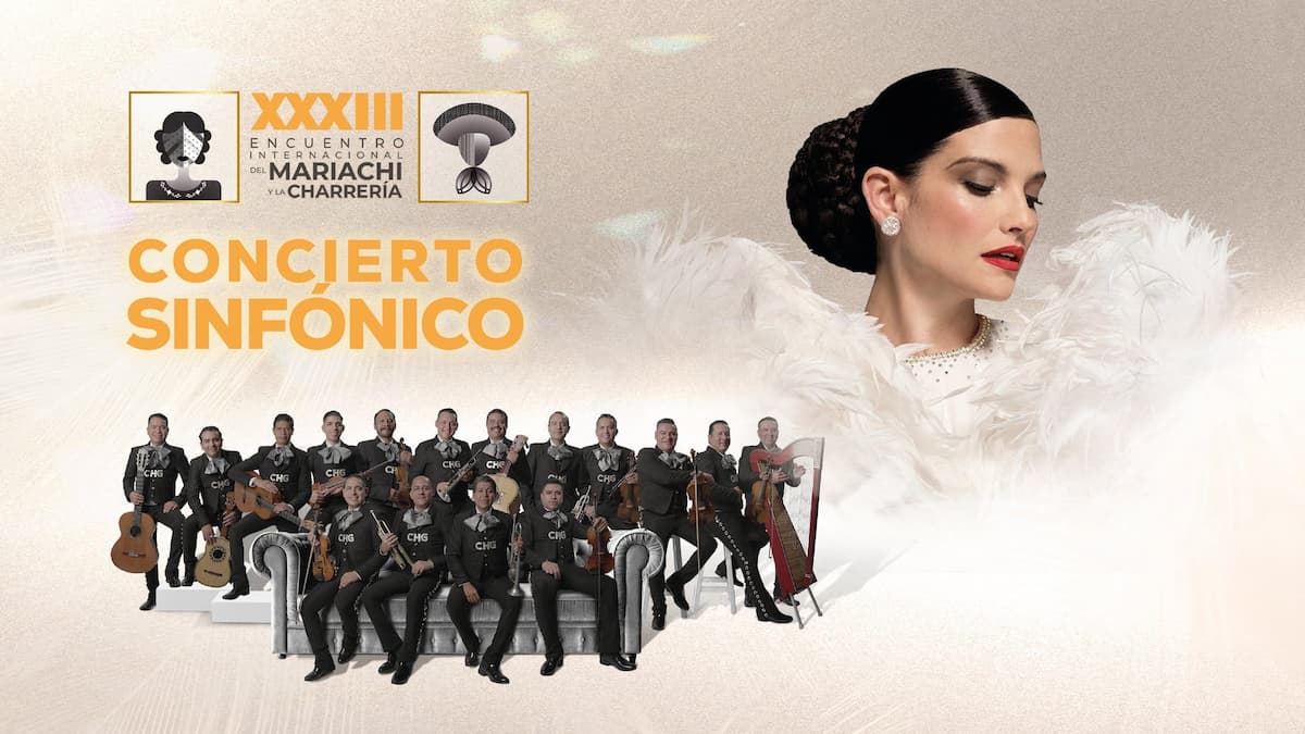 Natalia Jimenez y el Mariachi CHG con la Orquesta Filarmonica de Jal