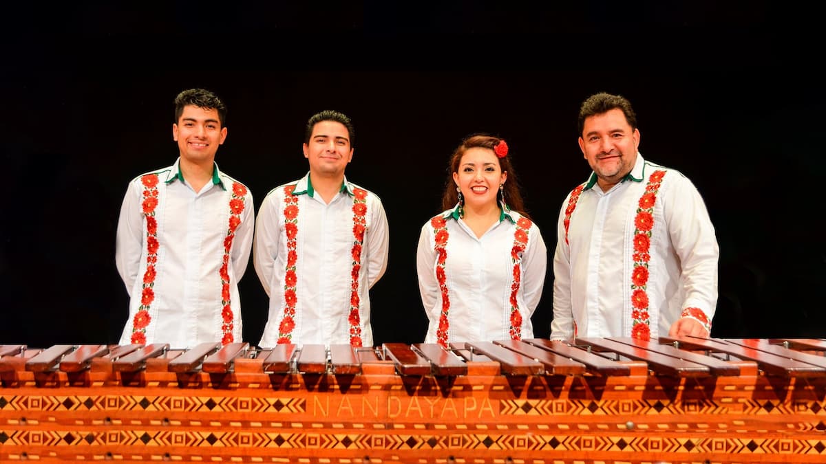 "Cuarteto de Mario Nandayapa, México a través de la marimba"
