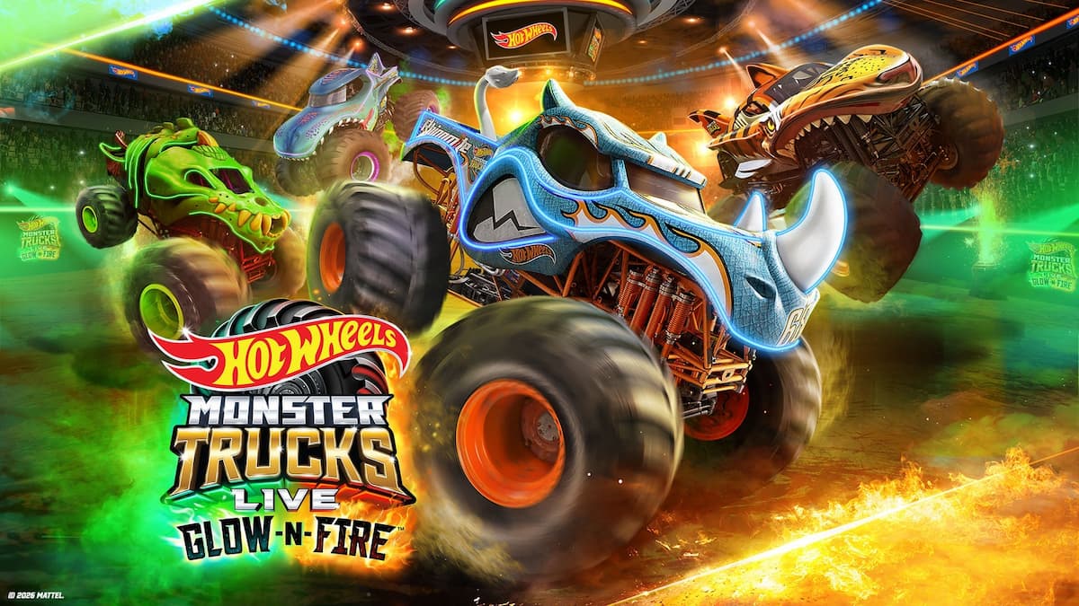 HOT WHEELS MONSTER TRUCKS LIVE  GLOW-N-FIRE