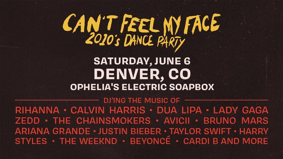 Can't Feel My Face: 2010s Dance Party *Late Show*