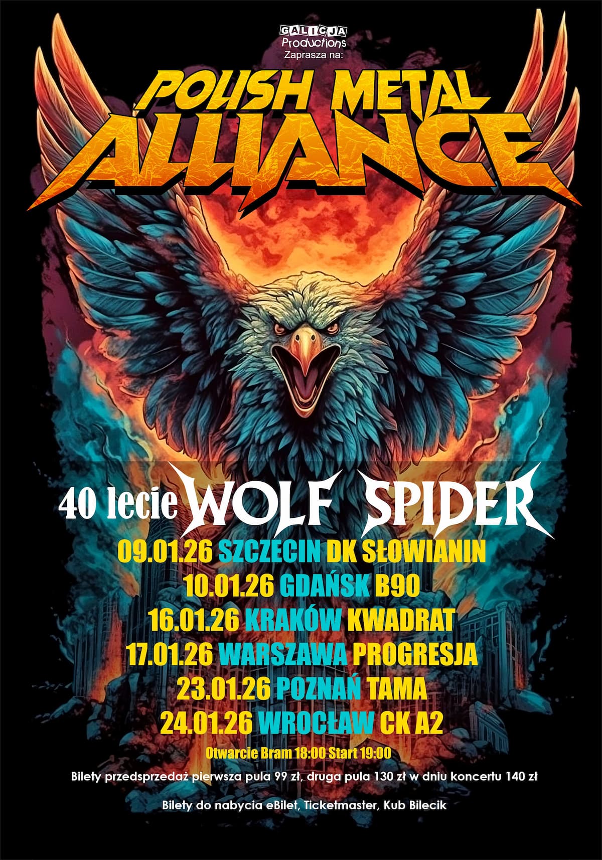 Polish Metal Alliance + goście Aquilla