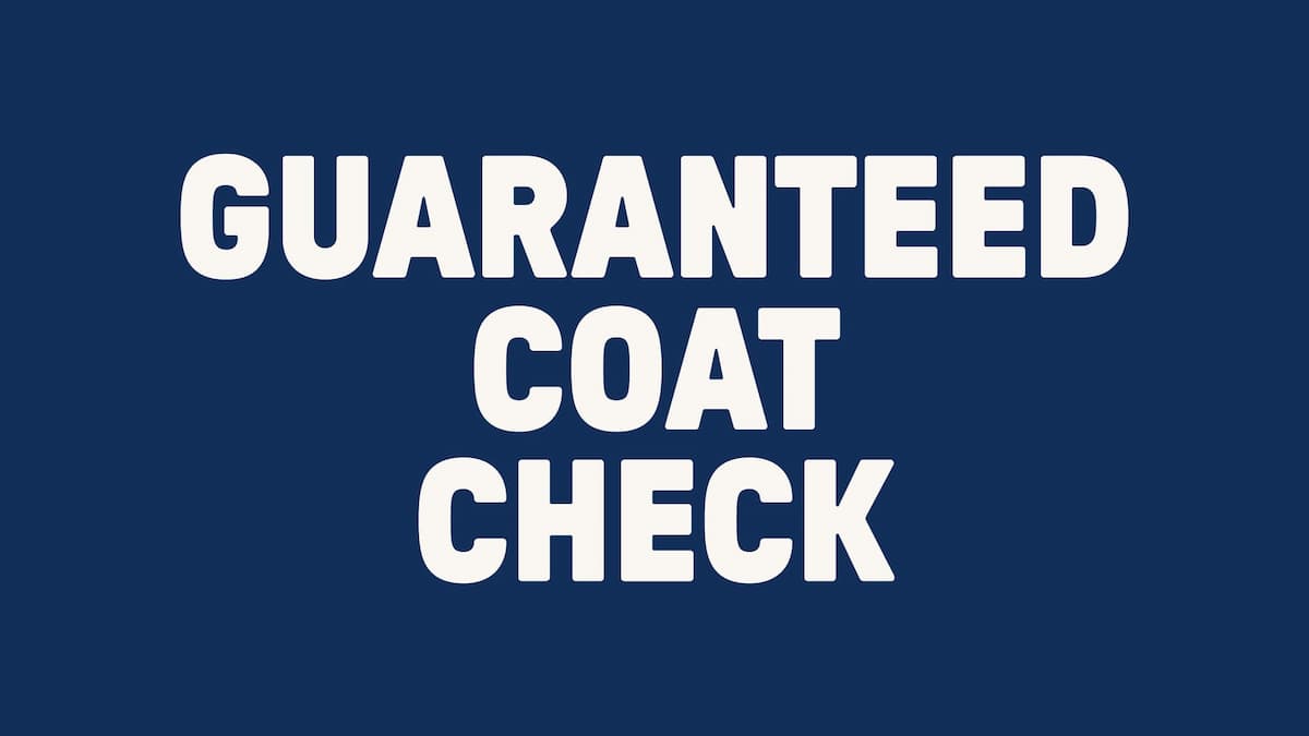 Coat Check - Luke Abranches & Wyatt Feegrado - Not a Concert Ticket