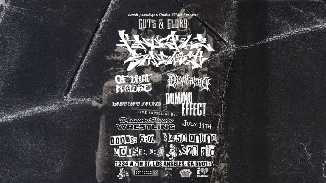 Gravity Bookings & Domino Effect Present: Guts & Glory