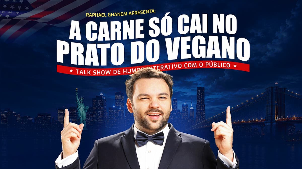 RAPHAEL GHANEM ? A CARNE SÓ CAI NO PRATO DO VEGANO
