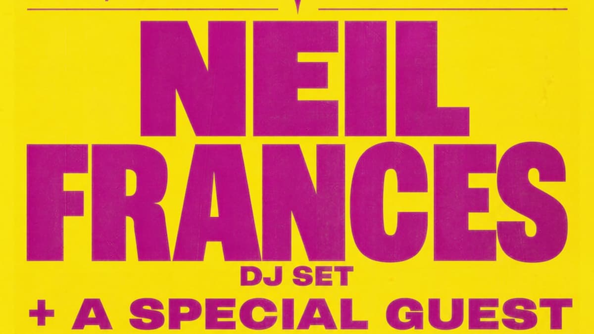 Neil Frances DJ Set + a Special Guest featuring Never-Before-Seen Tech