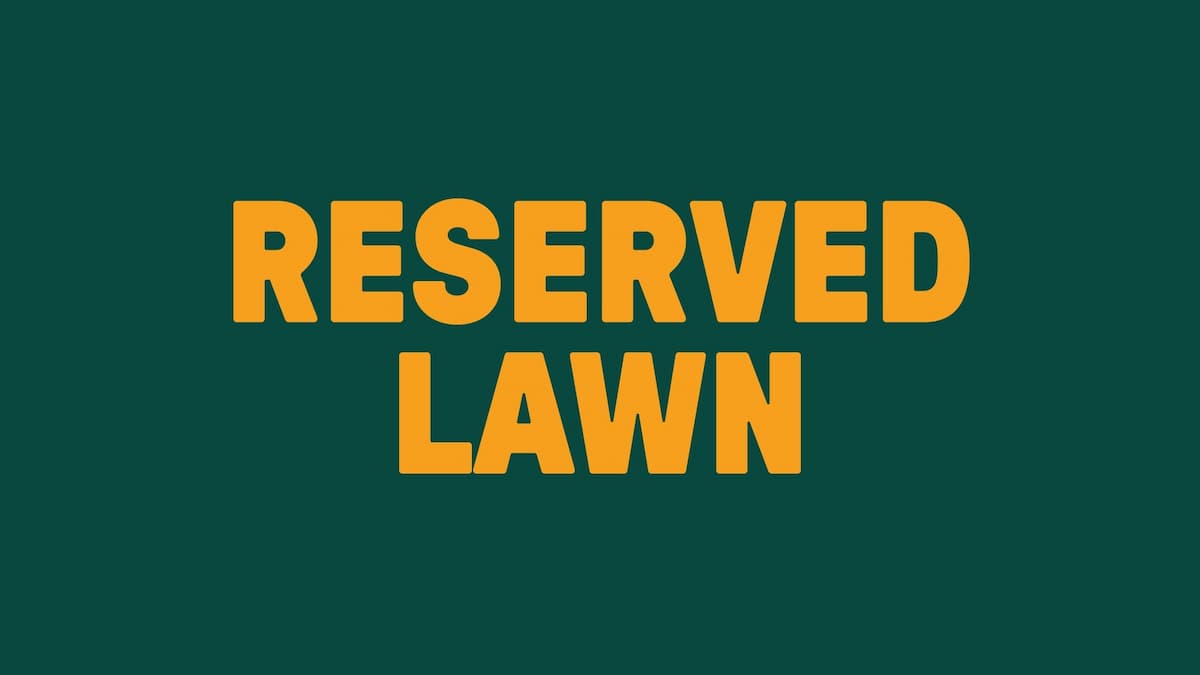 Reserved Lawn- Hank Williams Jr. - NOT A CONCERT TICKET