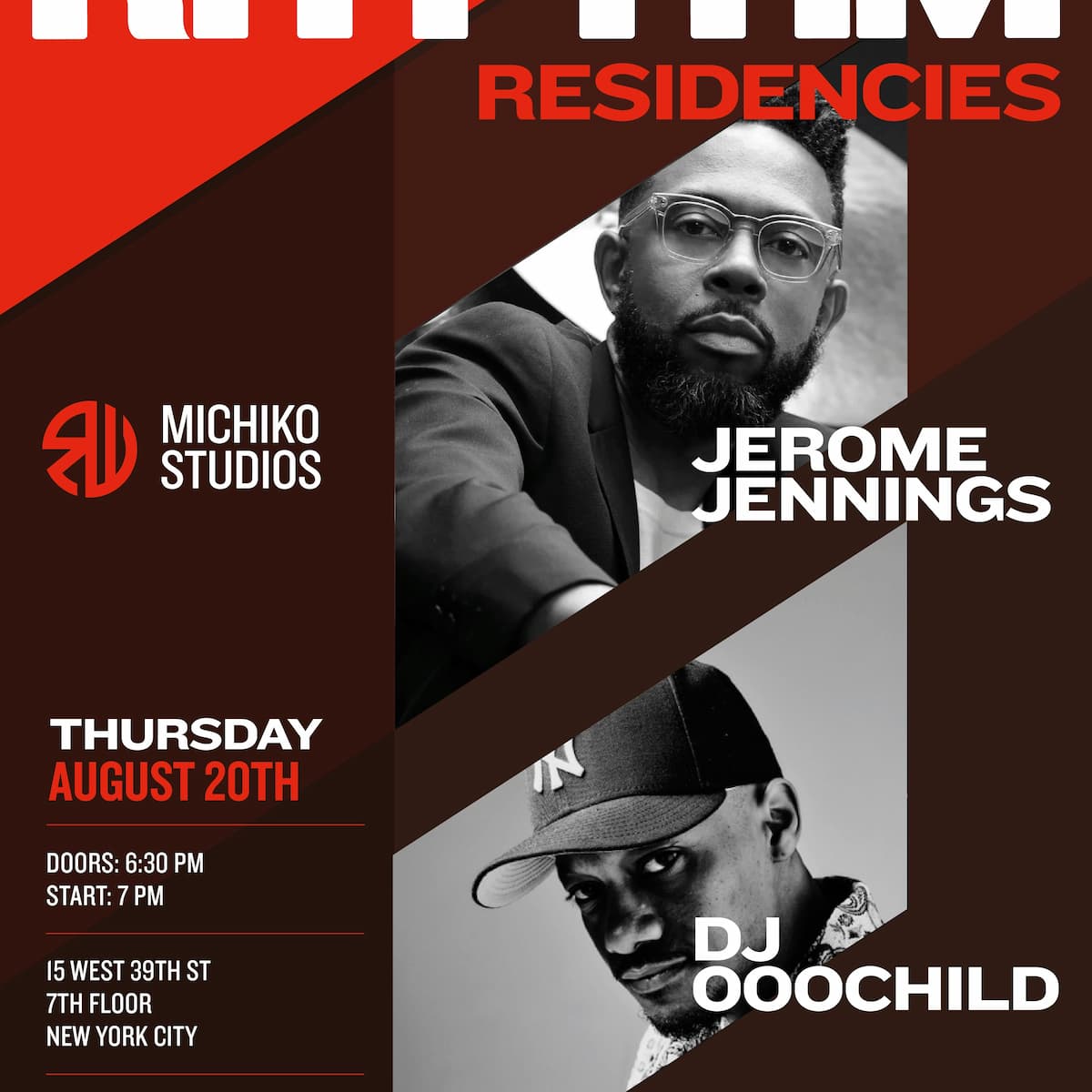 Rhythm Residency 2: Jerome Jennings + DJ OOOchild
