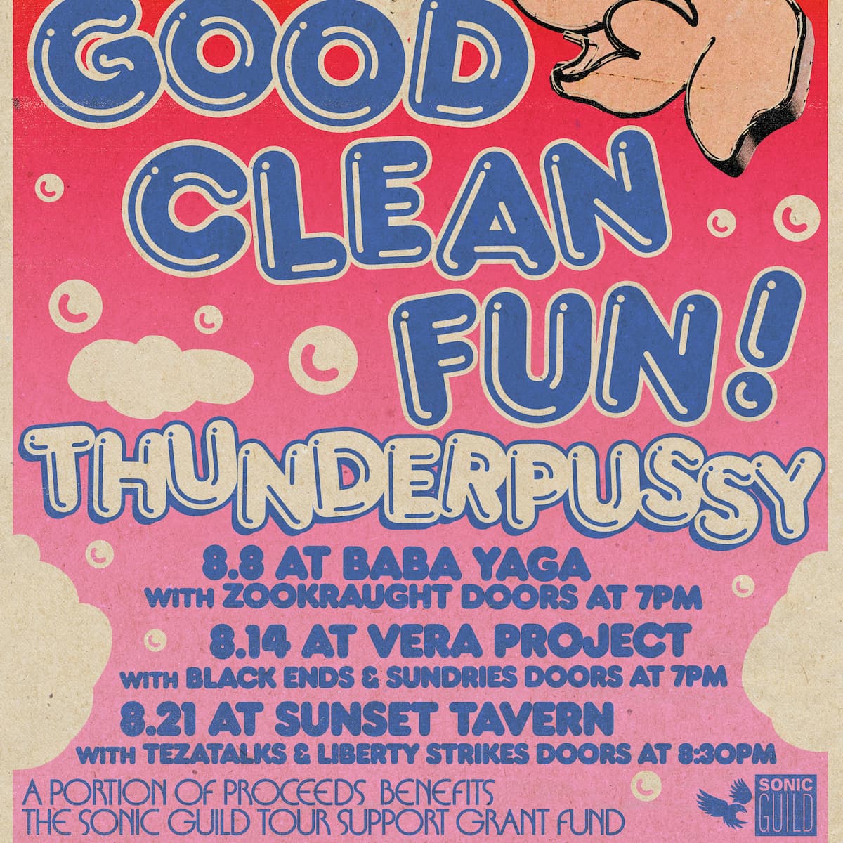 The Crocodile Presents: Thunderpussy w/ TezaTalks, Sundries