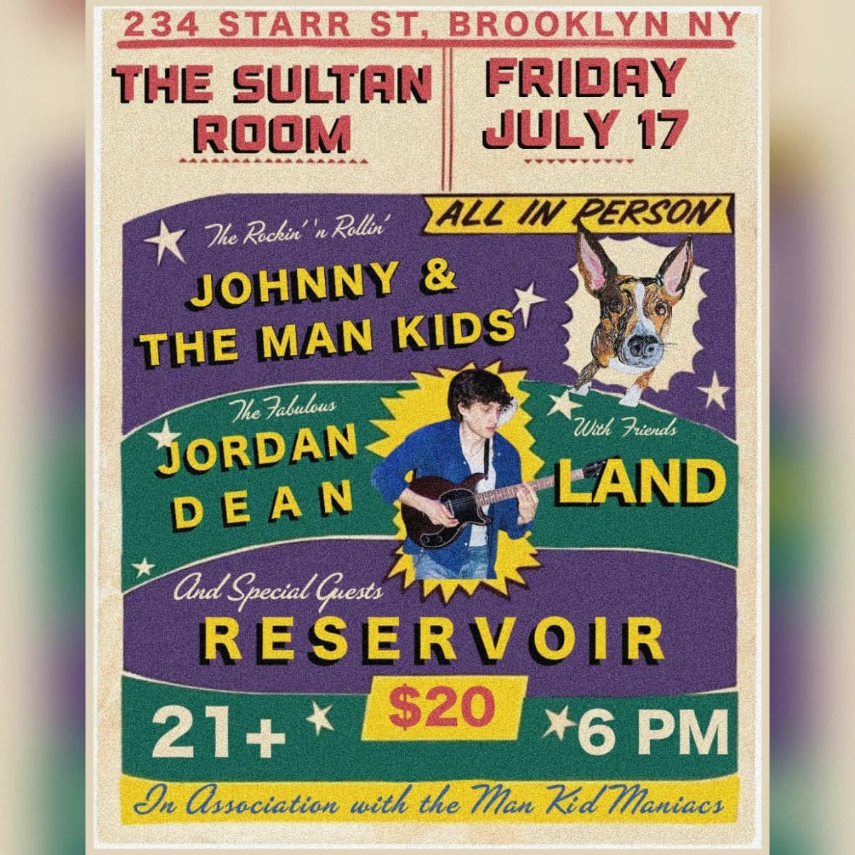 Johnny & the Man Kids, Jordan Dean, Reservoir, Land
