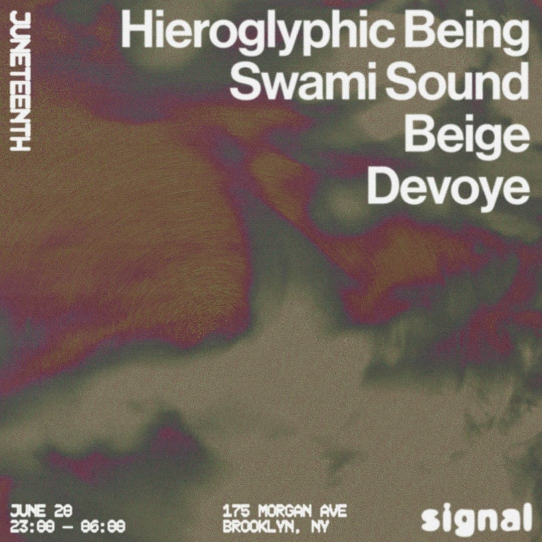Juneteenth: Hieroglyphic Being, Swami Sound, BEIGE, Devoye