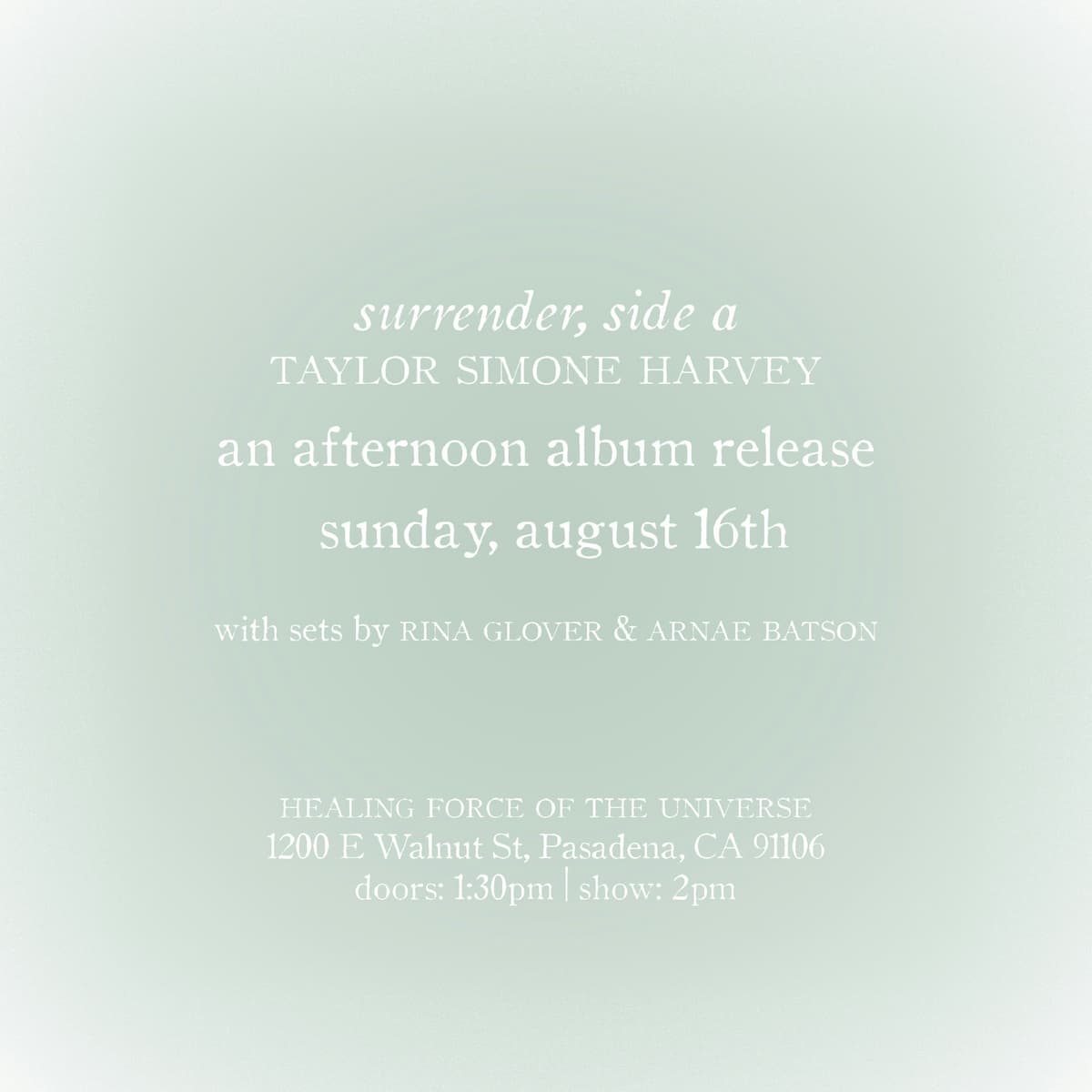 Taylor Simone Harvey, Rina Glover, Arnae Batson