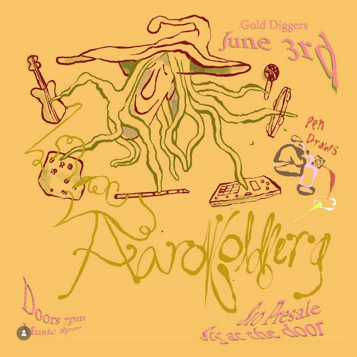 Aaron Goldberg: Improvised Loops & Live Animations ft Pendleton Ward