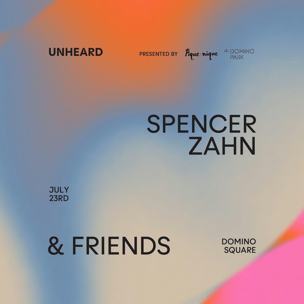 Unheard at Domino Park: Spencer Zahn & Friends