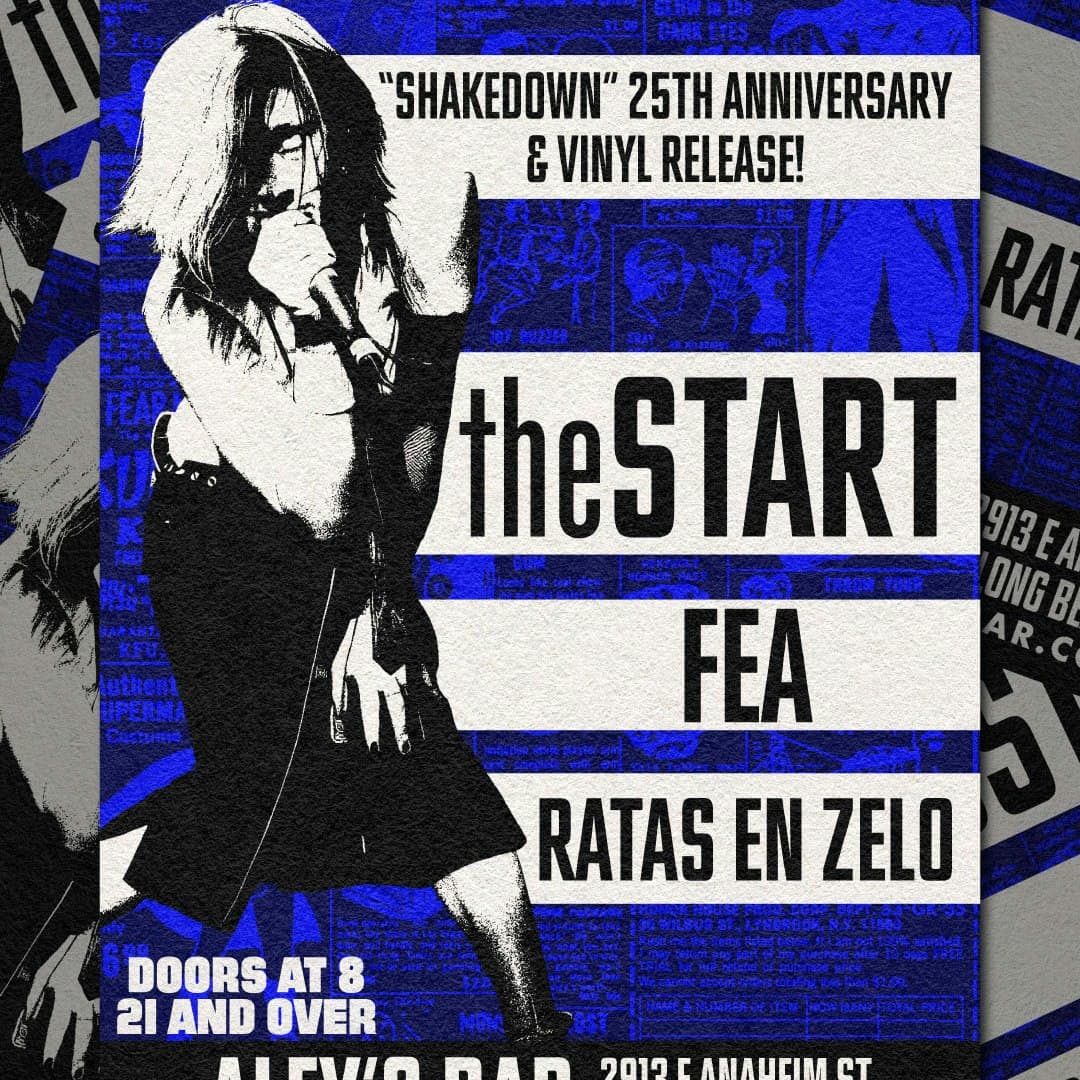 "Shakedown" 25th Anniversary & Vinyl Release: theSTART + FEA + Ratas En Zelo