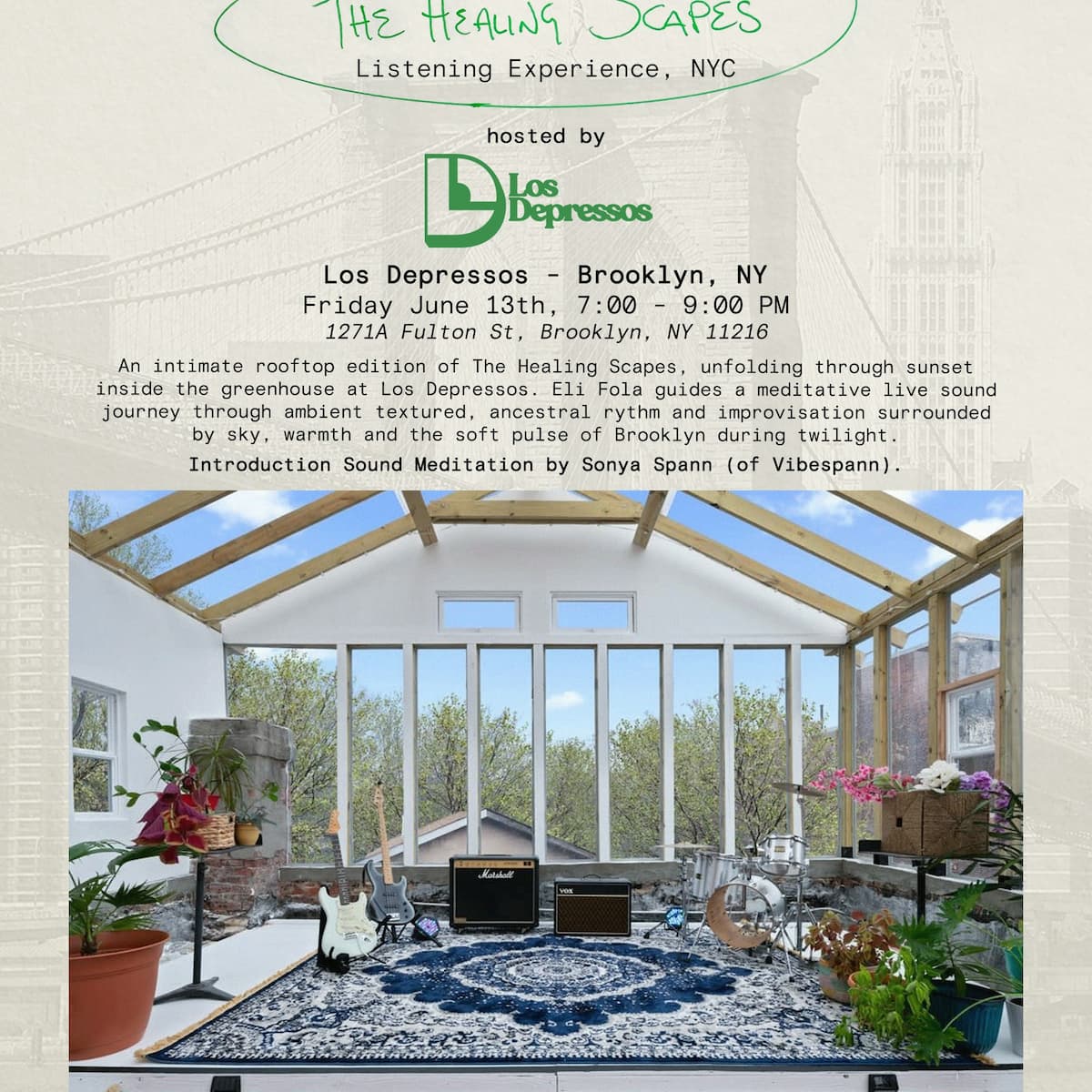 Pop-up: The Healing Scapes x Los Depressos
