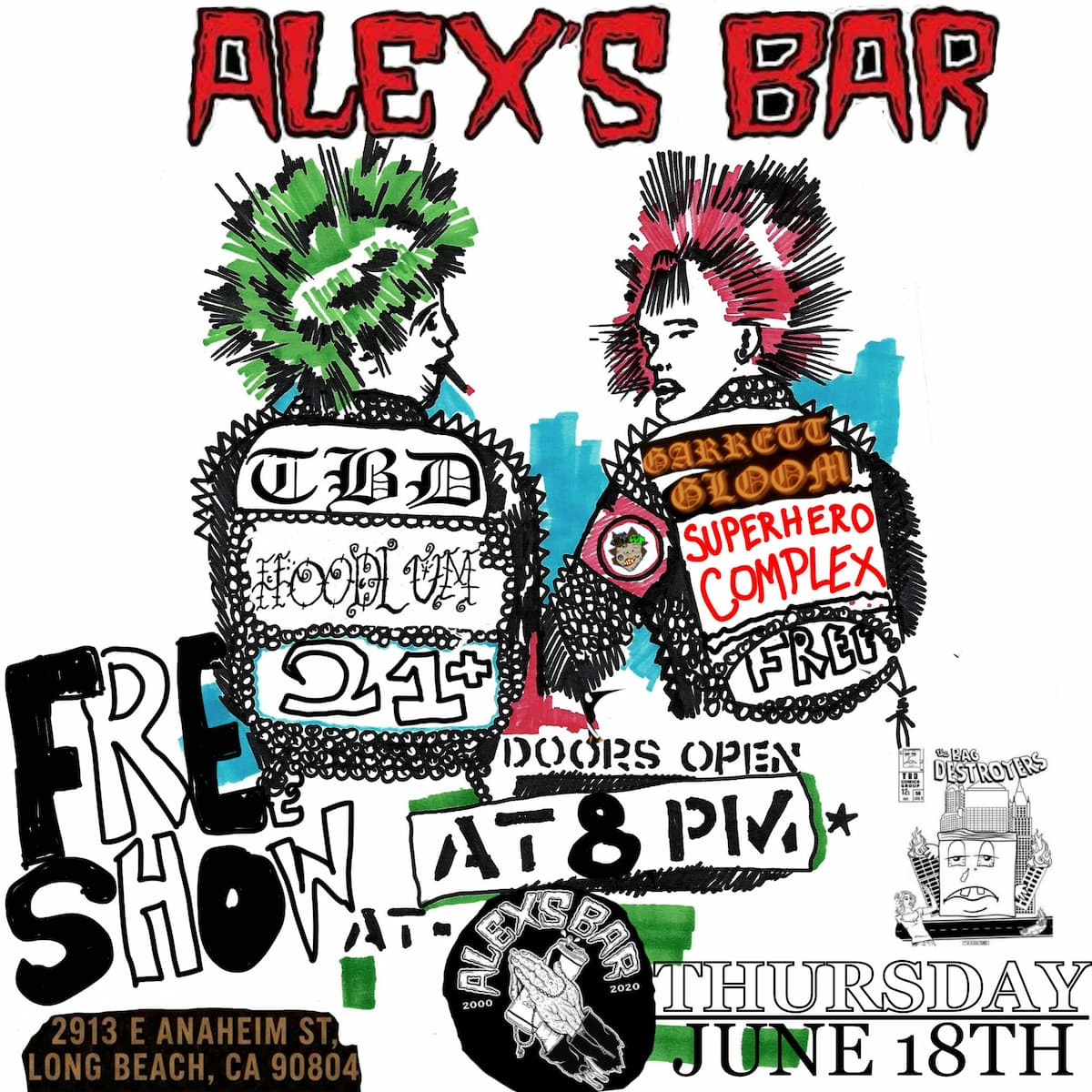 TBD + Hoodlum + Garrett Gloom + Superhero Complex