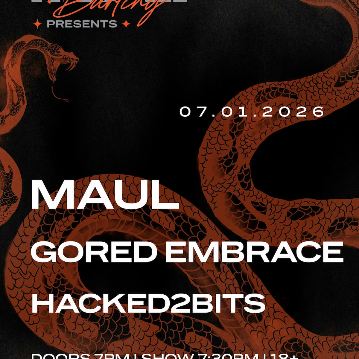 MAUL, Gored Embrace, Hacked2Bits