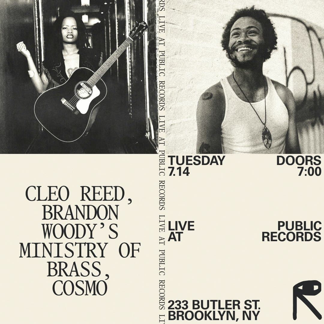 Savannah Harris presents DUAL: Cleo Reed, Brandon Woody’s Ministry of Brass, Cosmo