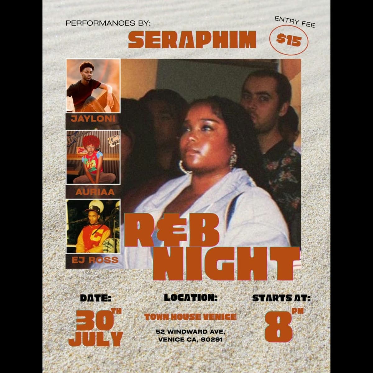 R&B Night w/ Seraphim feat. Jayloni, Auriaa & EJ Ross
