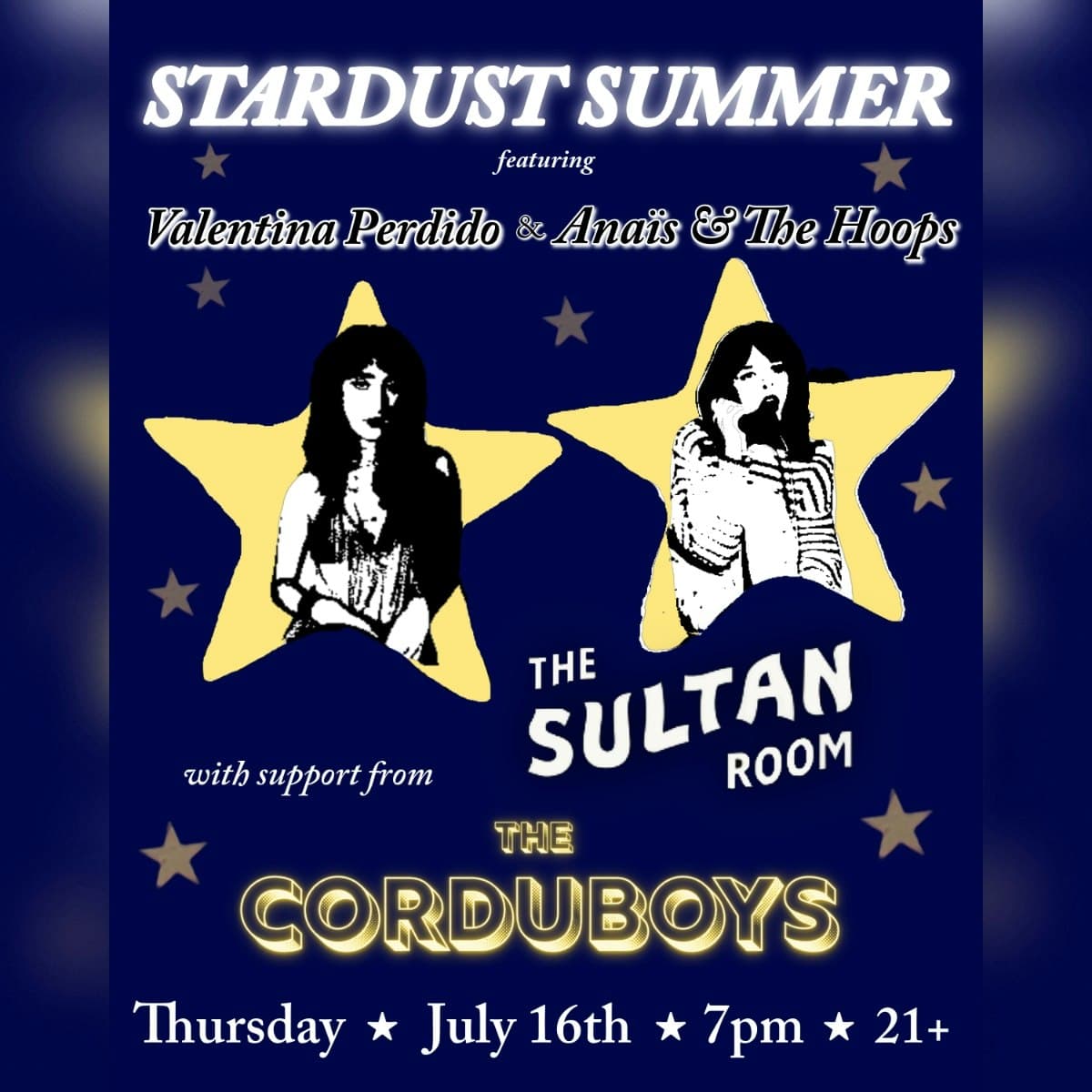 Stardust Summer ft. Valentina Perdido, Anaïs & The Hoops, The Corduboys