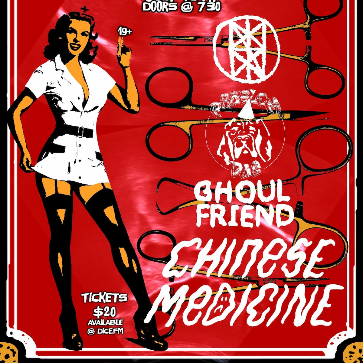 Chinese Medicine, Cinder, Problem Dog, Ghoul Friend