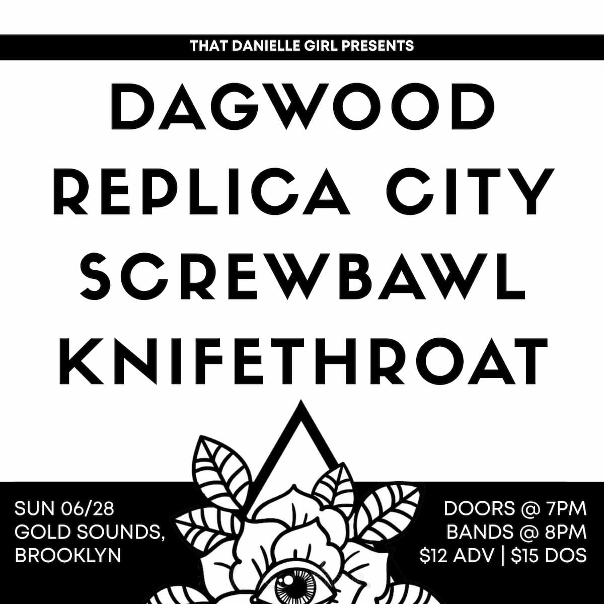 DAGWOOD // REPLICA CITY // SCREWBAWL // KNIFETHROAT