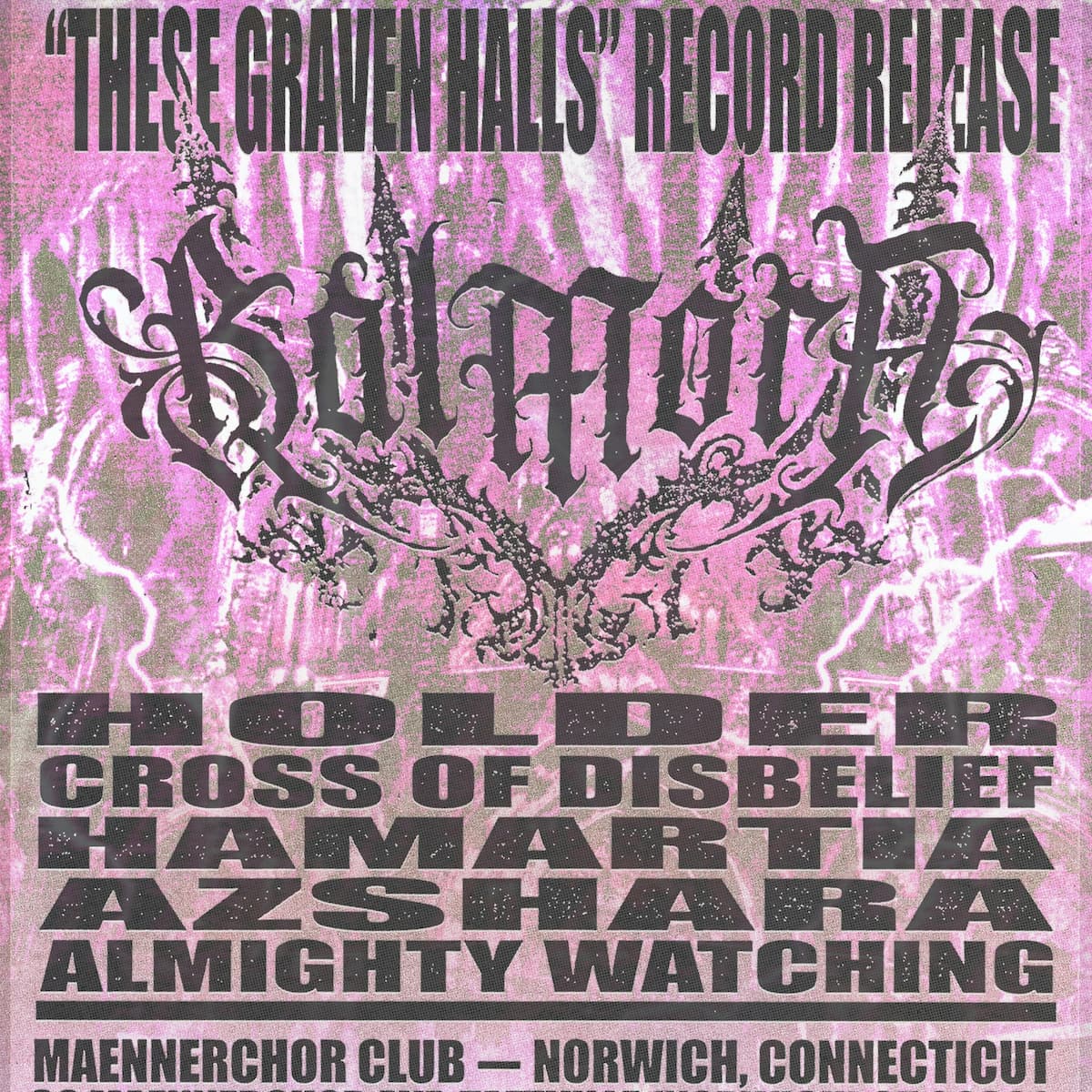 Balmora "These Graven Halls" Record Release