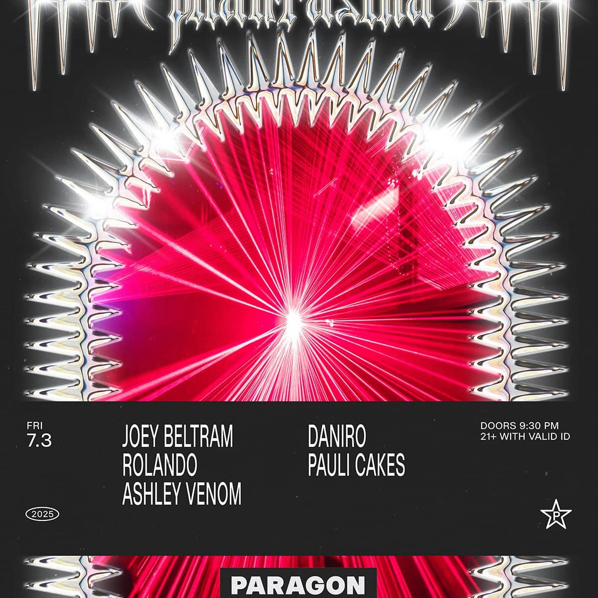 Phantasma: Joey Beltram, Rolando, Ashley Venom +