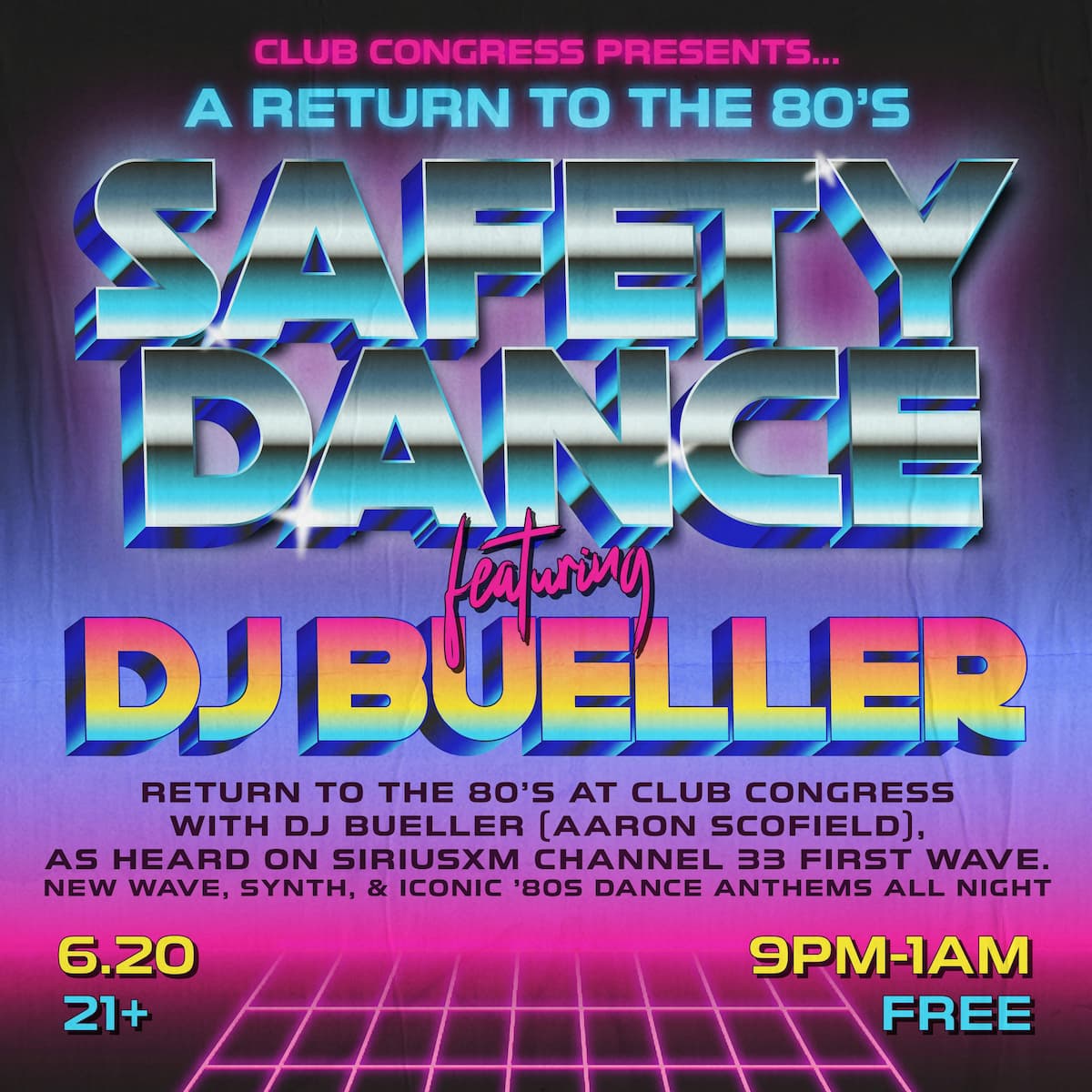 Return to the 80's | Safety Dance featuring DJ Bueller!