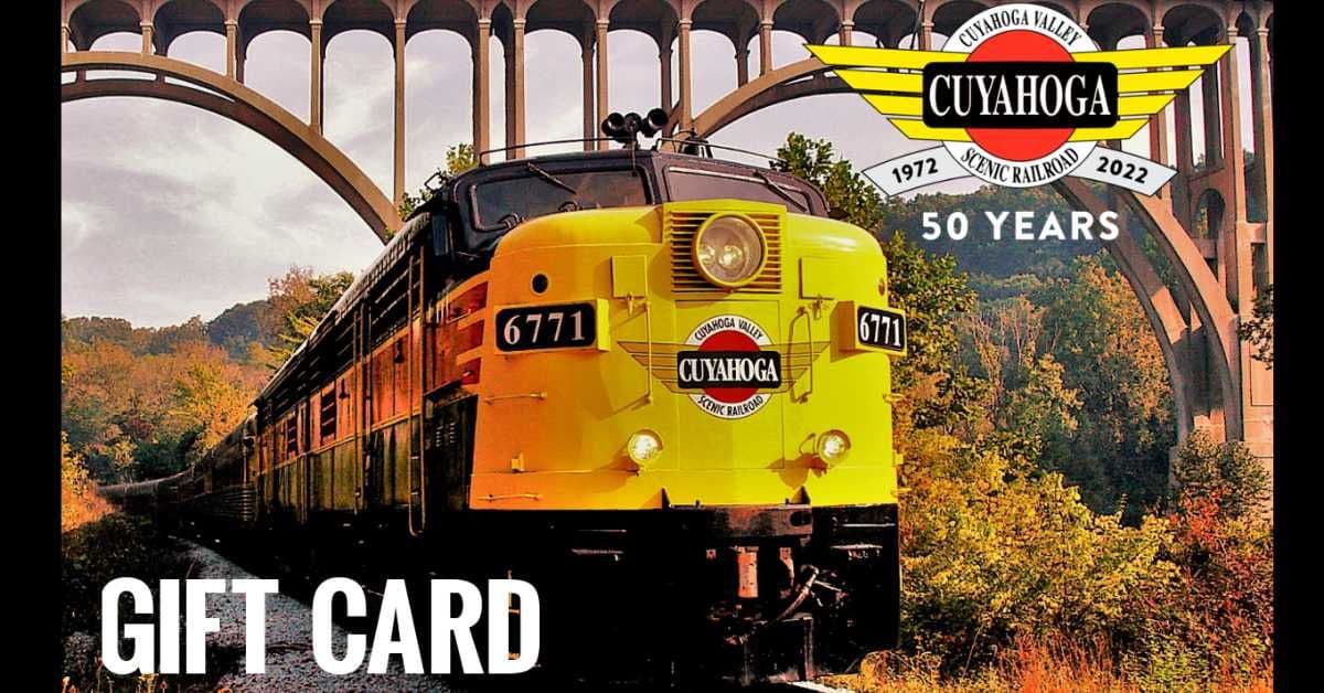 Cuyahoga Valley Scenic Railroad GIFT CARD